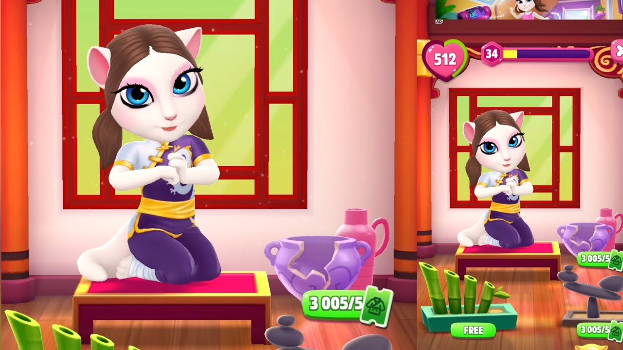 MY TALKING ANGELA FUNNY MOMENTS #COSPLAY #TALKINGTOM #FUNNY 