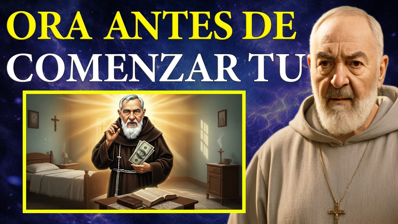 ORACIÓN DE LA MAÑANA con PADRE PÍO | “El Señor te abrirá su buen tesoro…” – Deuteronomio 28:12 🙏
