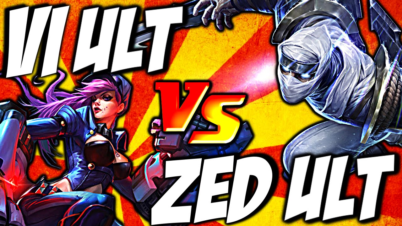 VI Ult vs Zed Ult - Assault and Battery vs Death Mark by LoL Clash & Combo #lolclash