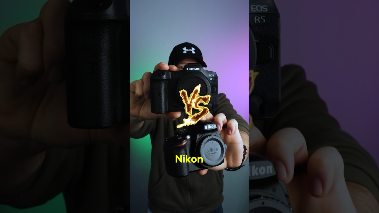 Canon R5 VS Nikon D3200 - Can YOU tell them apart? #cameras #photography