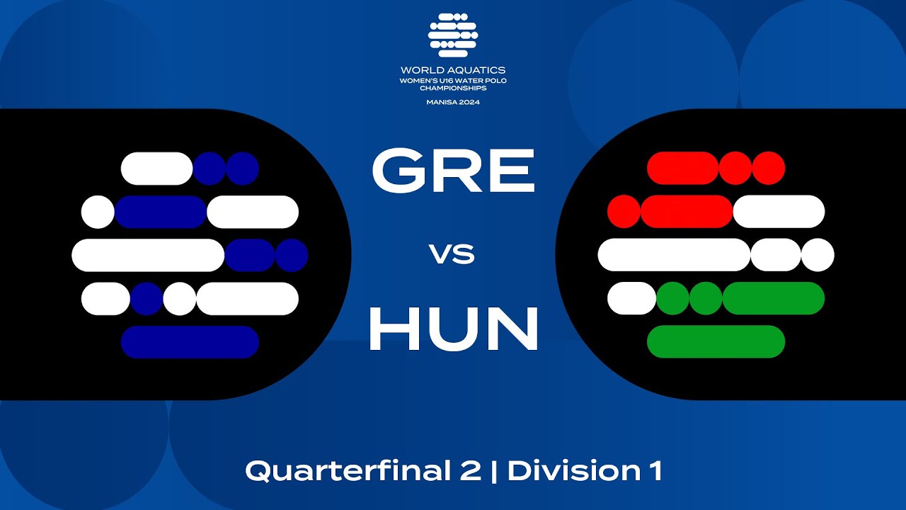 Quarter-Final 2 | Greece vs Hungary | World Aquatics Women’s U16 Water Polo Championships 2024