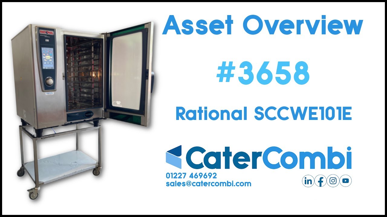 Rational SCC WE 101 Electric Commercial Combination Oven - CaterCombi Asset 3658