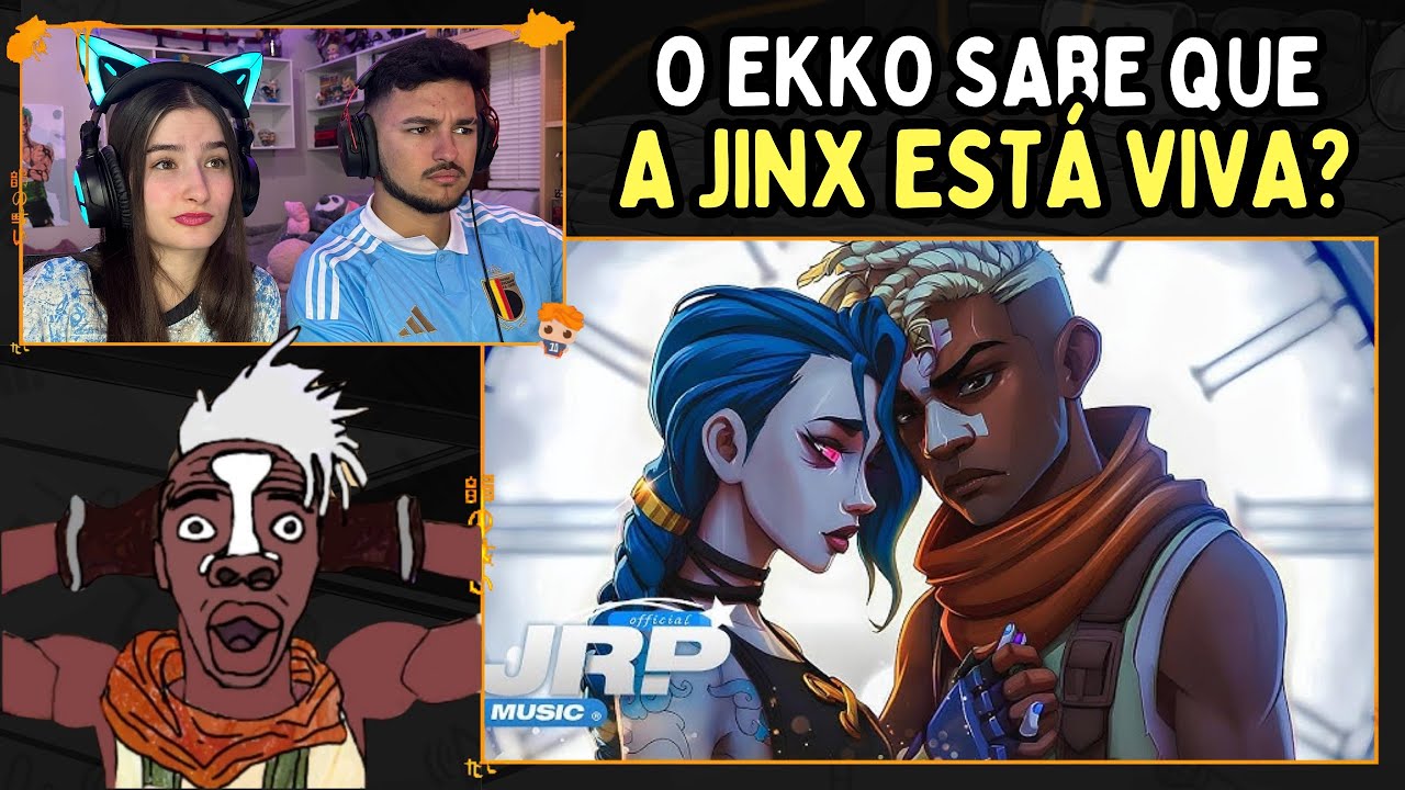 Ekko e Jinx - Entre Universos | JRP ft. ‪Felicia Rock (Arcane) ‬| Apenas uma live