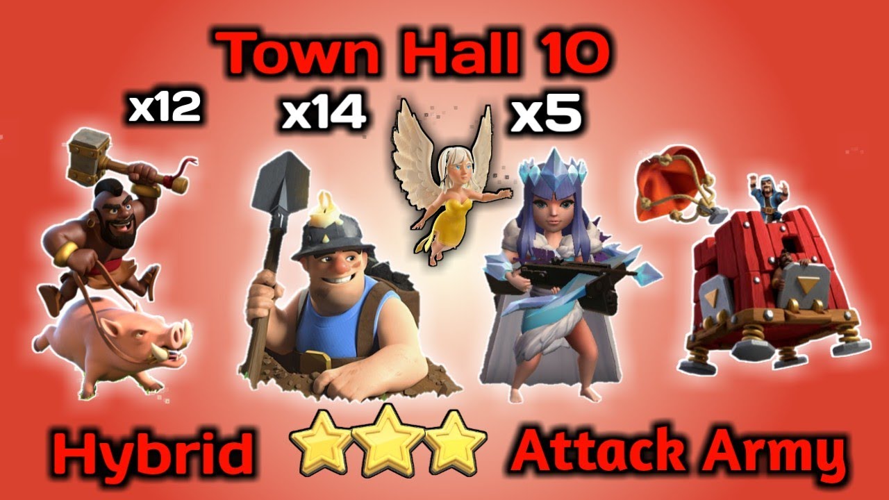 TH10 Live Three Star Attack | Clash of Clans - COC