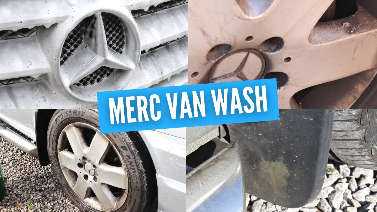 MERCEDES VAN WASH | Cleaning Up This Neglected Vehicle