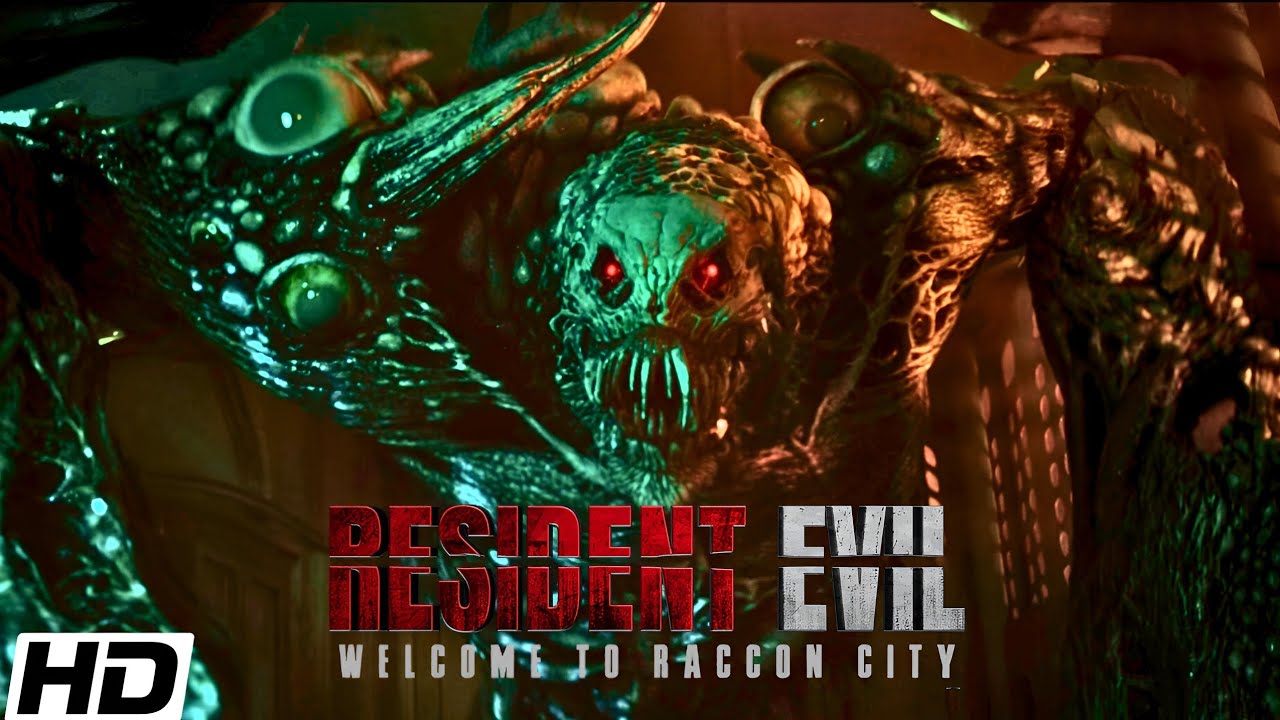 Resident Evil: Welcome To Raccoon City 2021 | Final scene | BOSS attack scene HDR