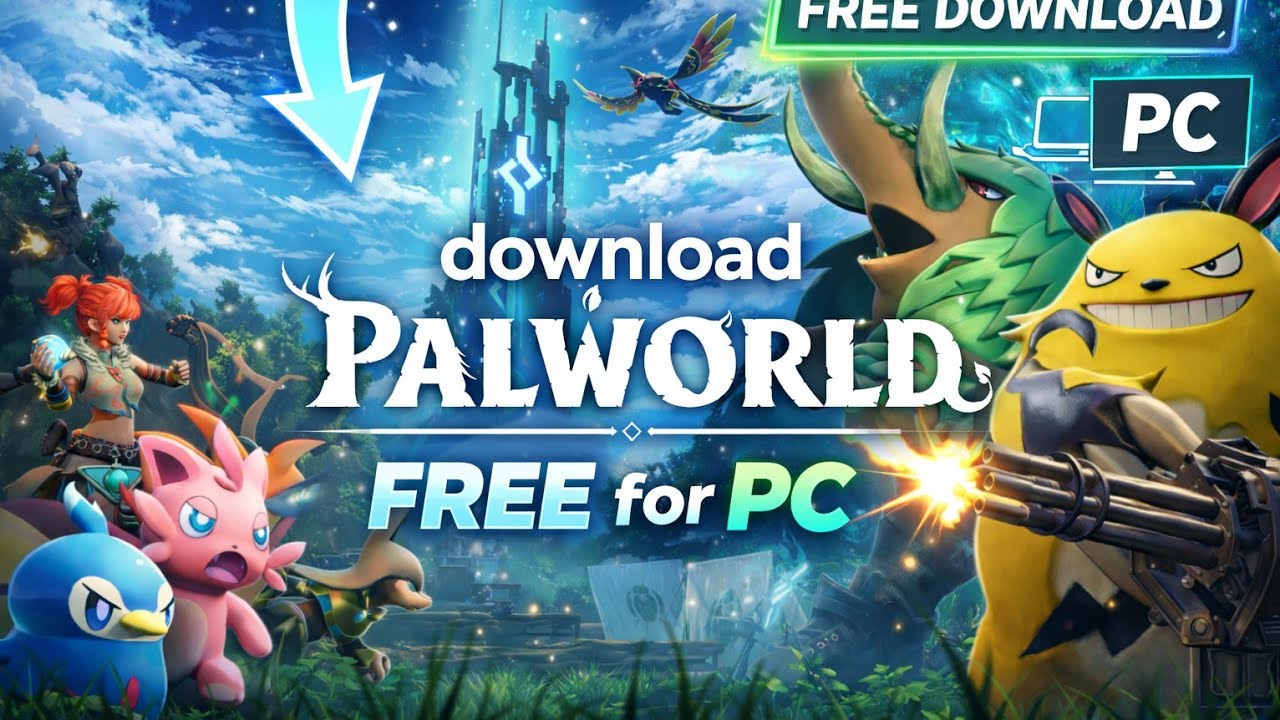 How To Download And Install PALWORLD Free In PC | Download Palworld Free For Pc