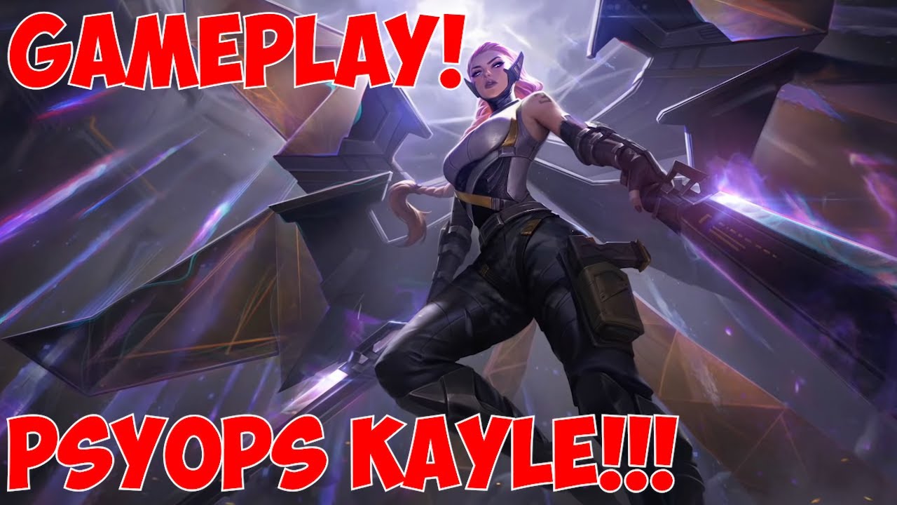 PsyOps Kayle Gameplay | new Kayle skin + buffs on PBE! | kayle 1v9