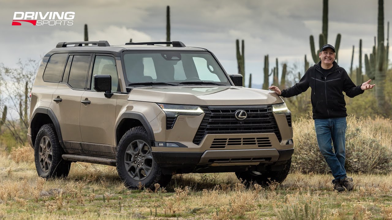 Обзор и внедорожный тест Lexus GX 550 Overtrail+ 2024 года