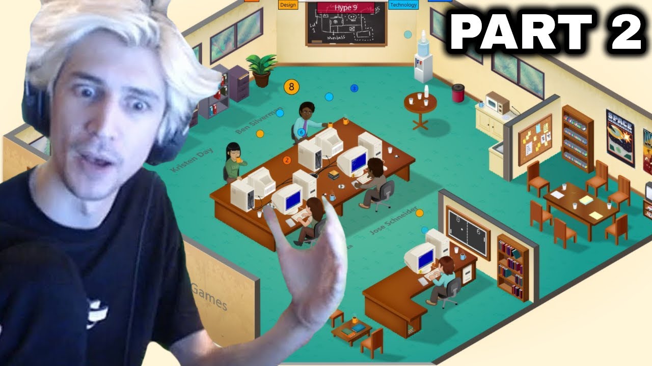 xQc Plays Game Dev Tycoon - Part 2 (with chat)