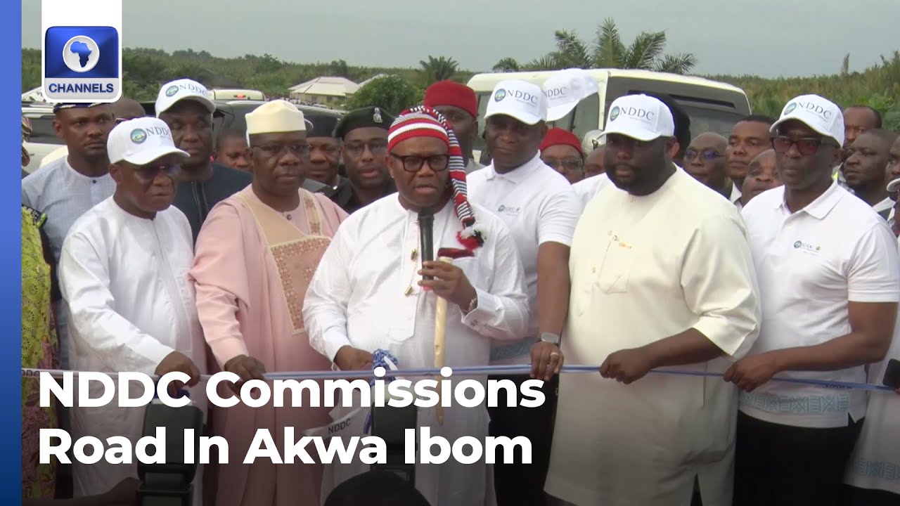 Akpabio, NDDC Commissions Road Linking Communities In Akwa Ibom