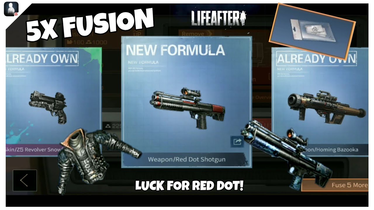 20X FUSION - CHASING THE RED DOT | Lifeafter