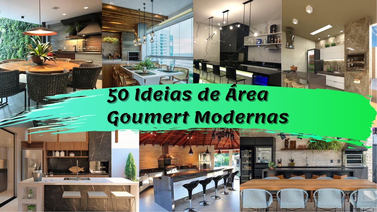 50 Ideias de Área Gourmet Modernas 💣💥