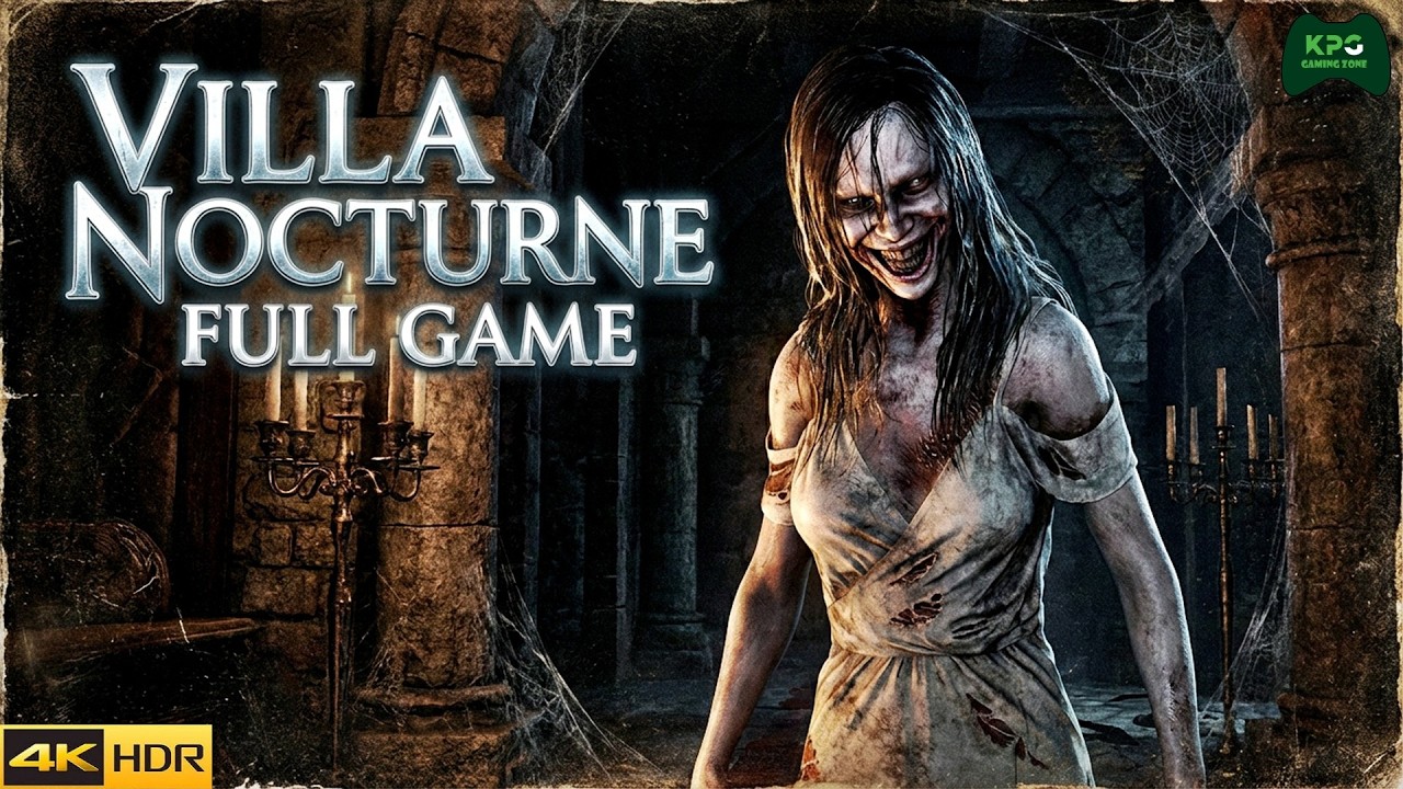 Villa Nocturne - Full Gameplay Walkthrough 4K 2160p 60FPS Ultra HD