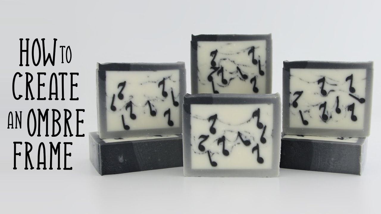 How to Create an Ombre Cold Process Soap Frame