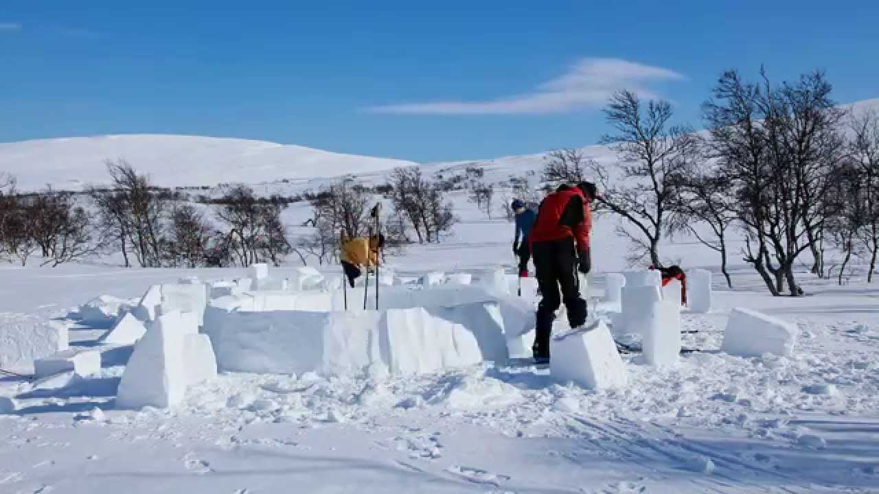 Att bygga en igloo