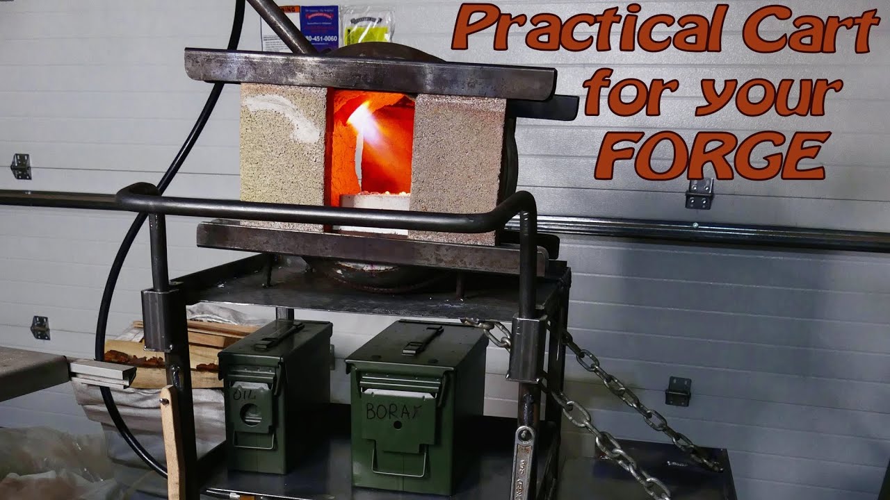 Fabricating Mobile Multipurpose Forge Cart. Easy to Follow DIY