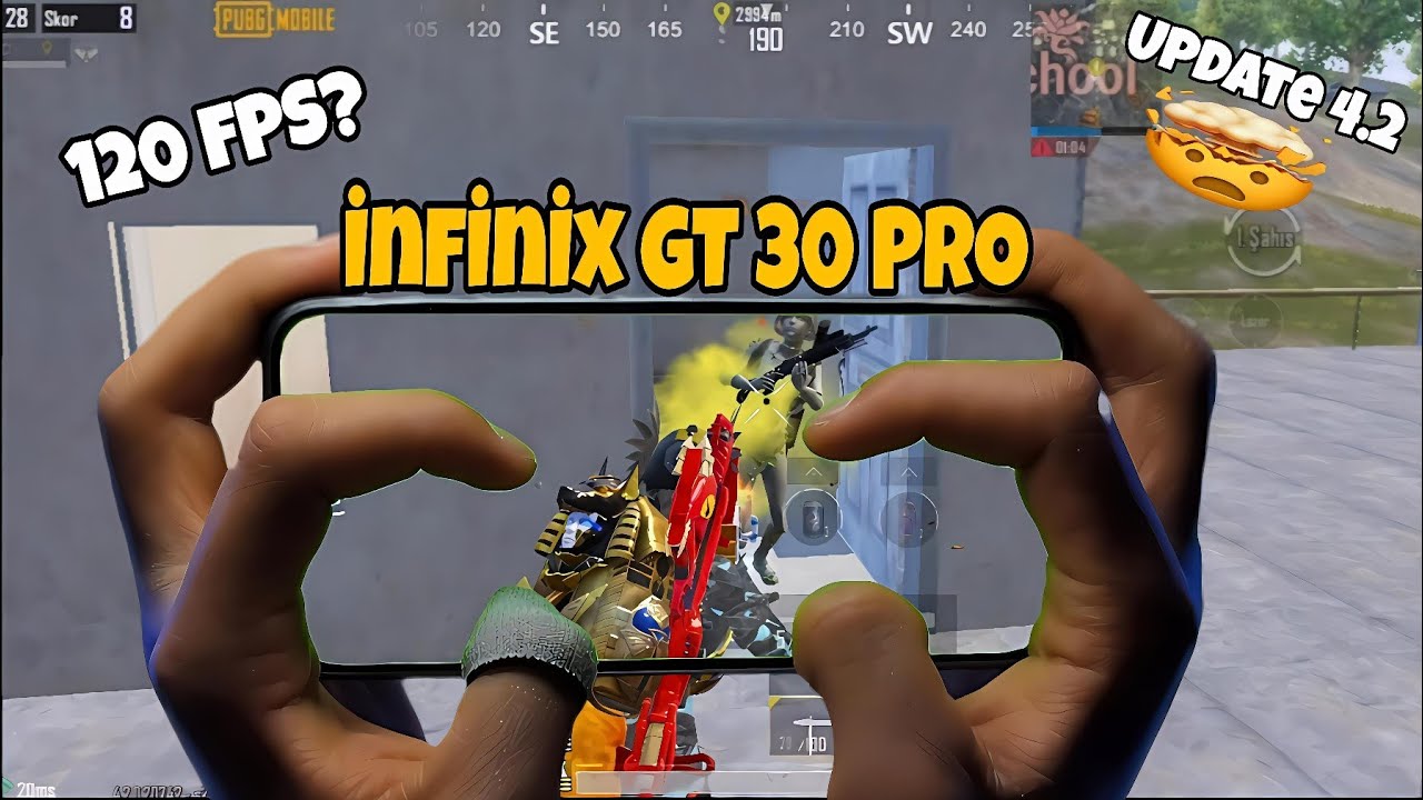 Тест PUBG на новой консоли İNFİNİX GT 30 PRO 4.2 🤯 120 FPS! КОДЫ ЧУВСТВИТЕЛЬНОСТИ И УПРАВЛЕНИЯ 🔥