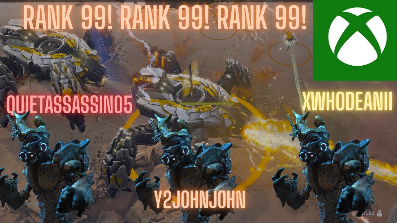Halo wars 2 Multiplayer Match 35[3v3 triple yap yap threat triple max rank 99!]