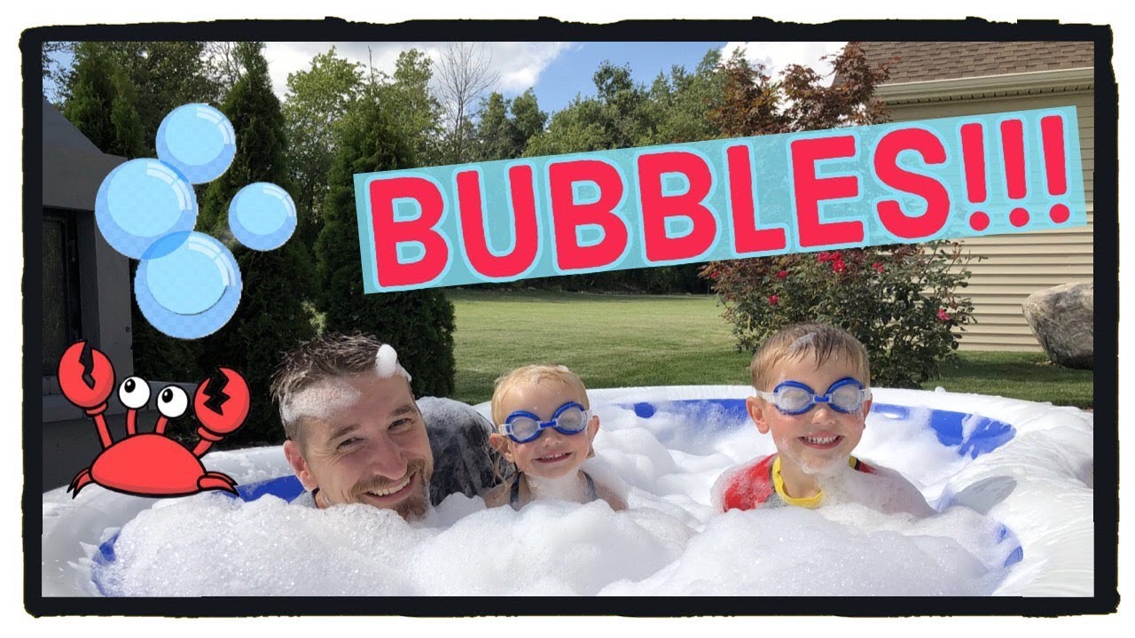 EPIC POOL FILLED WITH BUBBLES! WHAT WAS OUR SECRET WEAPON?