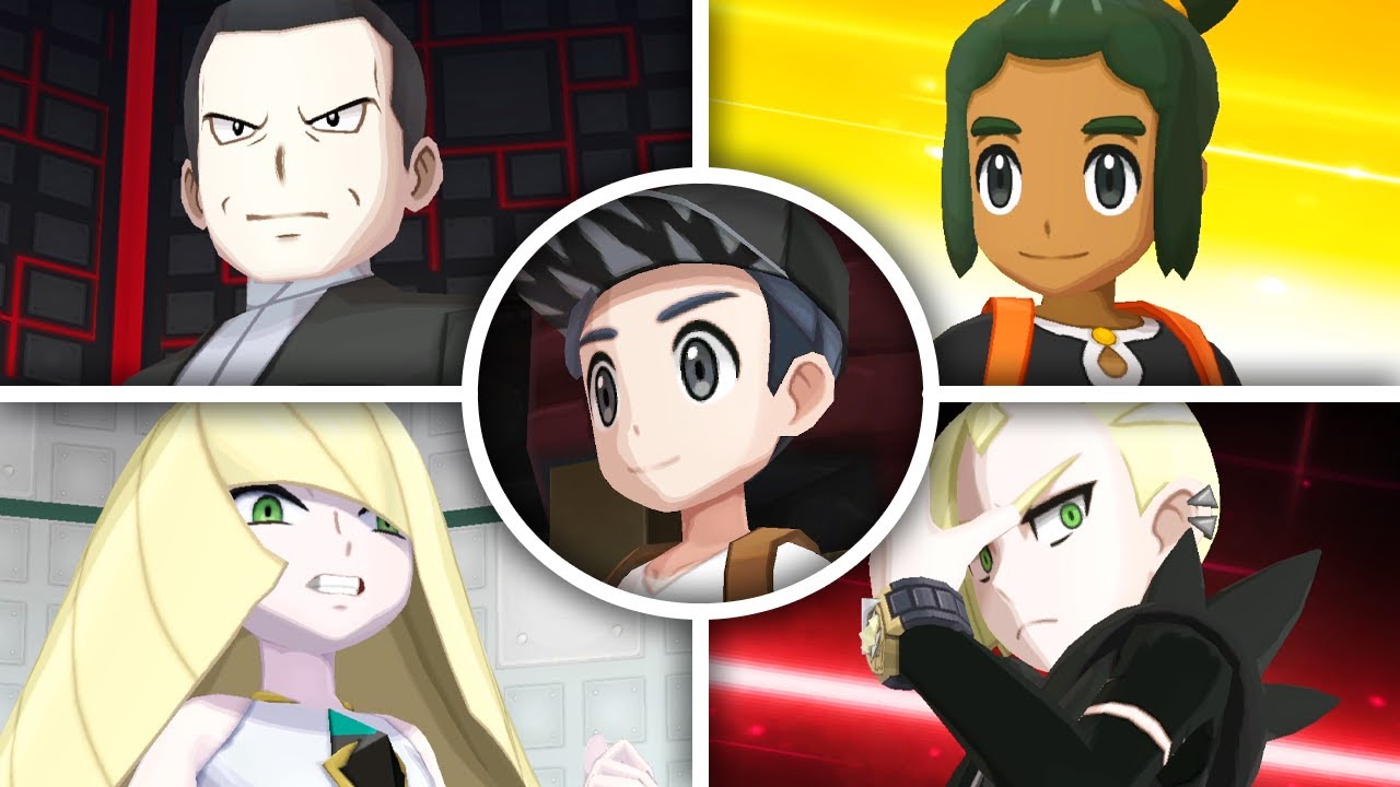 POKÉMON ULTRA SUN - All Bosses + True Ending (4K 60FPS)