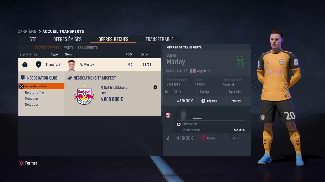 Fifa 23 carrière Yxxxys9 Friends football Angleterre