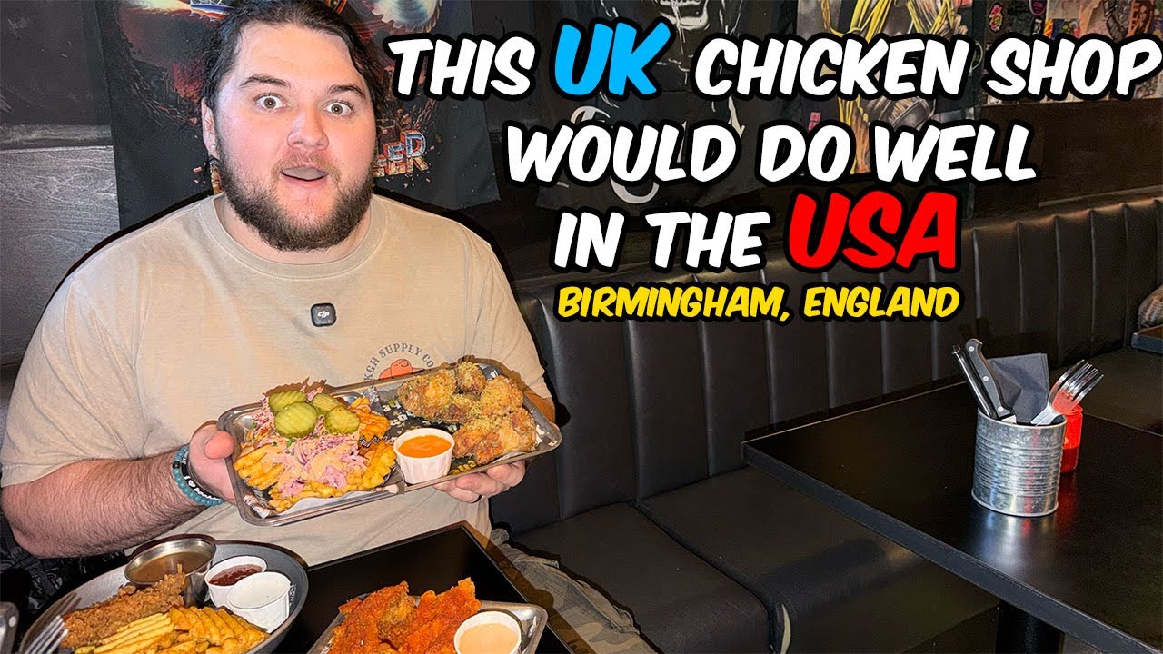 American was BLOWN AWAY by this Chicken Shop in the UK | Bonehead - Birmingham