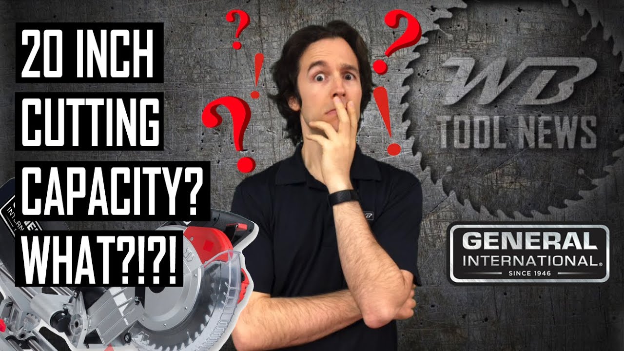 NEW Miter Saw from General International | 20inch Crosscut