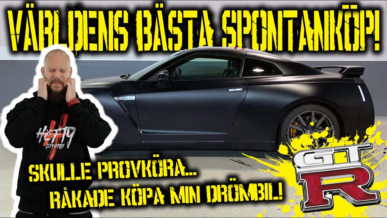 NISSAN GT-R SOM VINTERBIL? SPONTANK&Ouml;PER! [LIFE OF SWK]