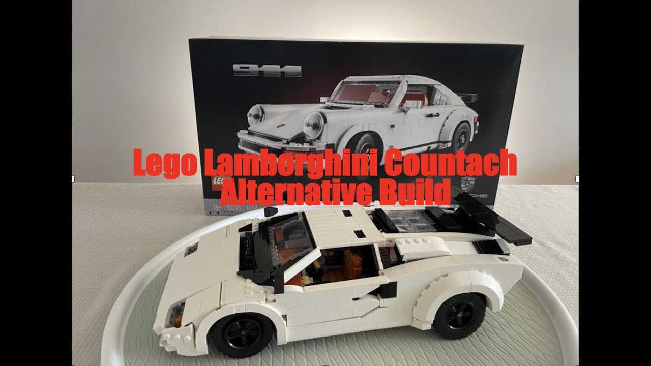 Incredible Lego Lamborghini Countach Alternative Build!