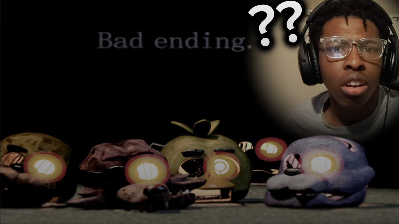 BAD ENDING??!?.... I'm confused!! | Five nights at Freddy's 3 night 5 done