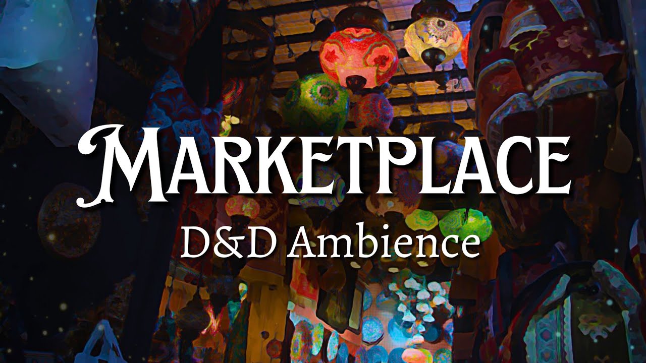 Fantasy Marketplace Ambience | D&D/TTRPG Music | Exotic Busy Market & Bazaar Street Sounds