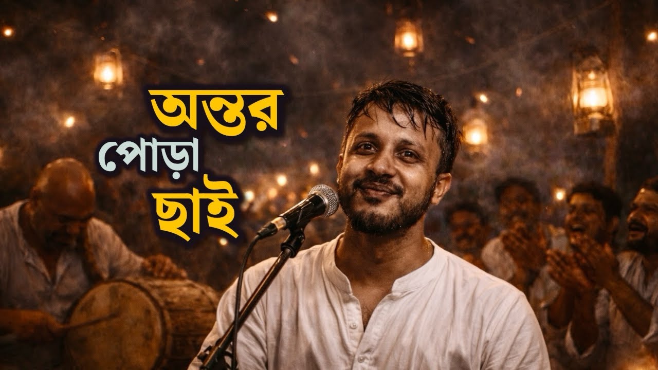 অন্তর পোড়া ছাই | Bengali Emotional Jari Song 2026 | Joy Dhar | Bangla Folk Song | AIsurBangla