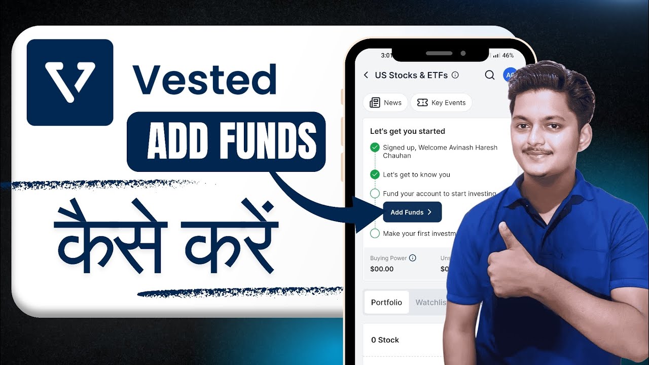 Vested App Me Fund Add Kaise Kare | Vested Add Money &bull; Vested Add funds &bull; Vested Account Fund add
