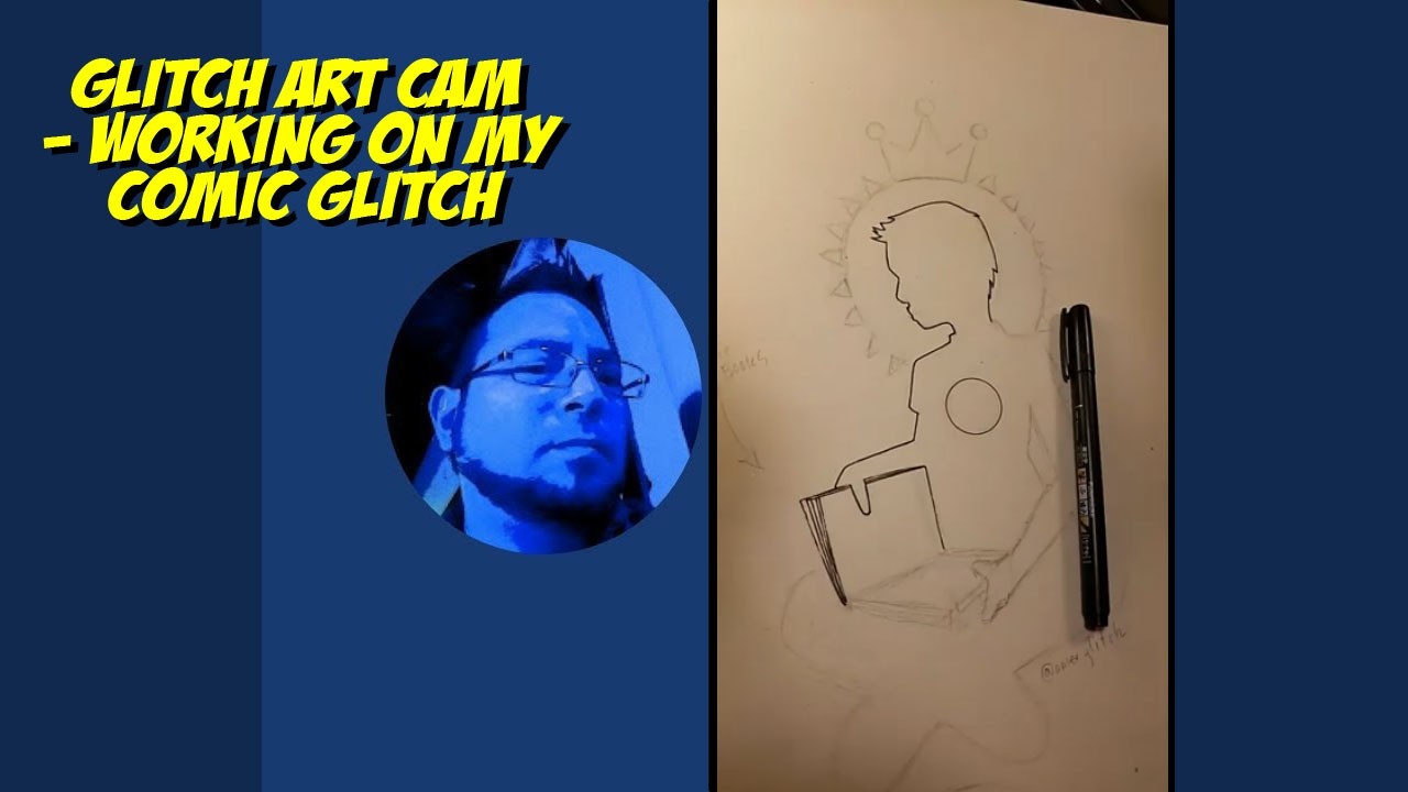omerglitch is live! - Working on my comic Glitch