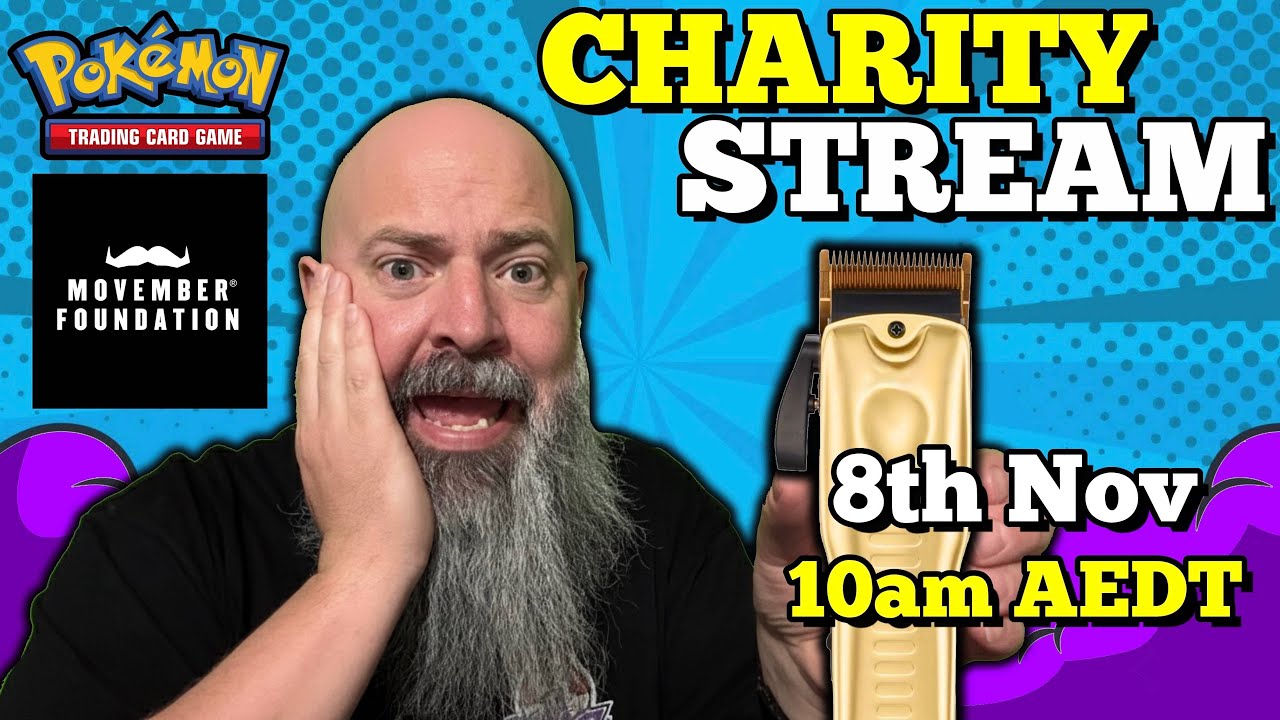 CHARITY STREAM for Men's Mental Health!!! Movember Foundation!!! Huge Give Aways!!!