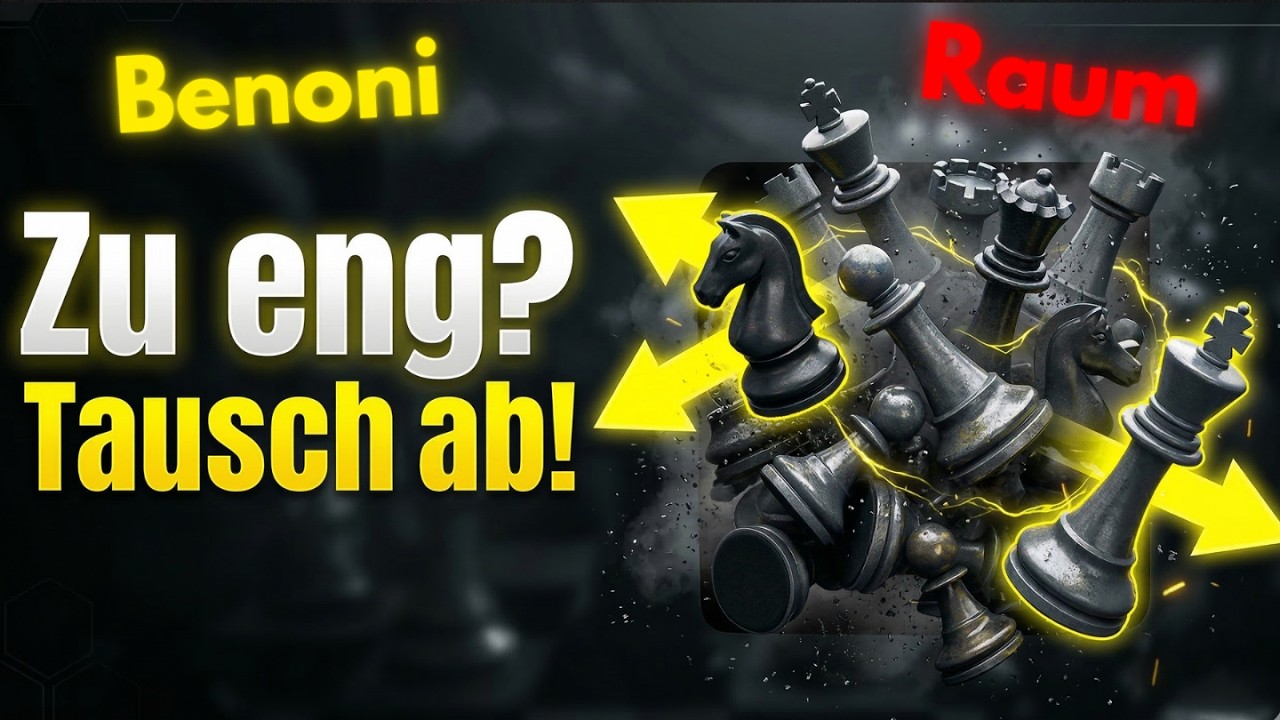 Benoni verstehen: So spielt man mit WENIG Raum richtig