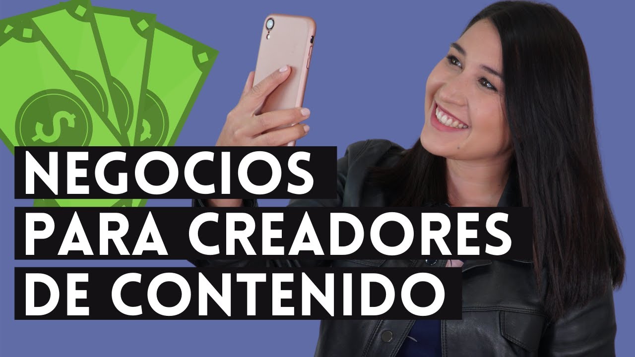 7 ideas de NEGOCIOS para CREADORES DE CONTENIDO, Bloggers y Youtubers (Monetiza en Internet 💸🔥)