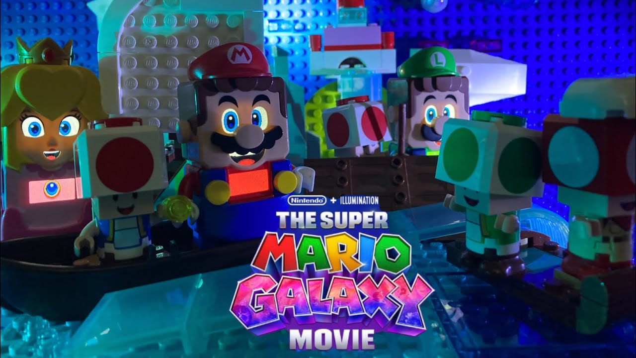 The Super Mario Galaxy Movie trailer in Lego stop motion. *Subscribe to my channel*