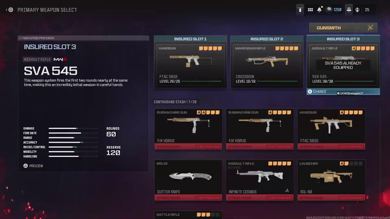 MW3 SVA545 tryout 2