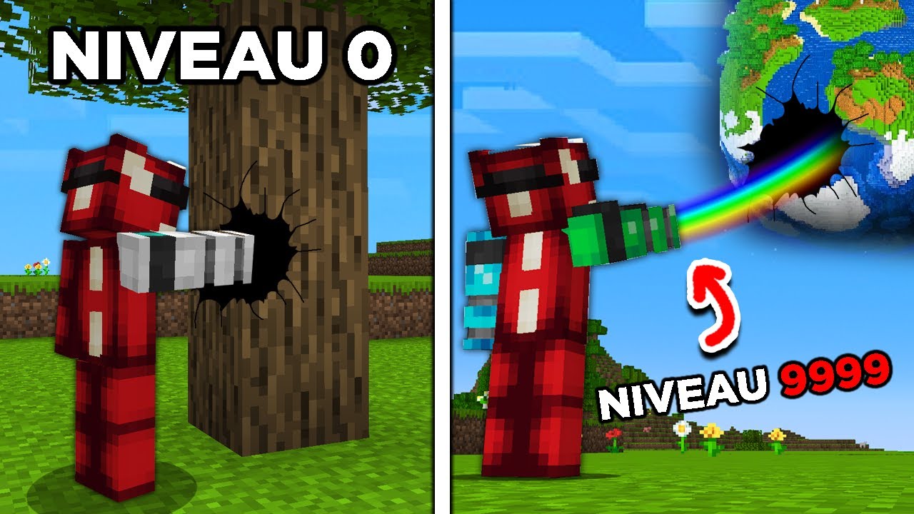 Je dois finir Minecraft avec des Coups de Poing SURCHEATÉS..