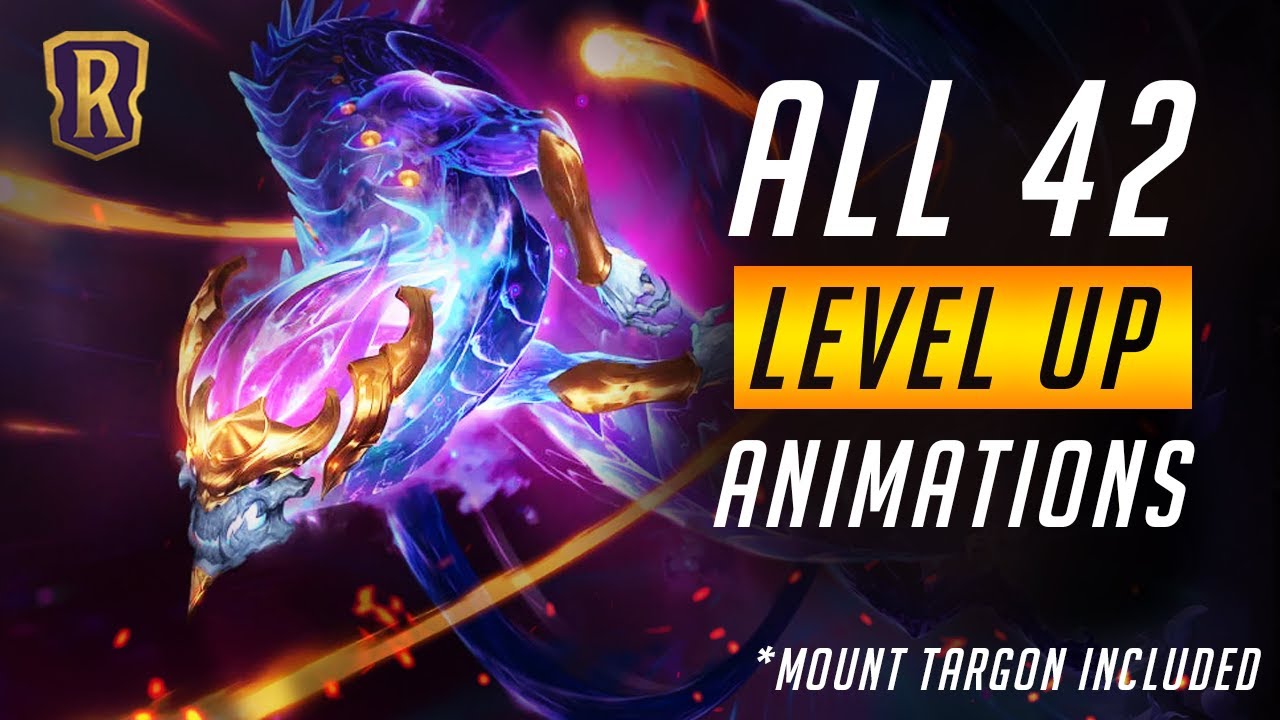 All 42 LEVEL UP Animations (including Targon)| Legends of Runeterra