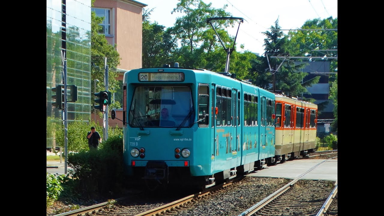 [Linieneinsatz] VGF D&uuml;wag Pt Wagen 728 und 148 auf der Linie 20 in Frankfurt am Main