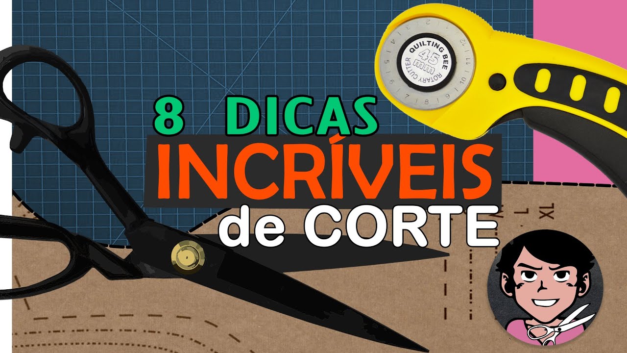 8 Dicas Incríveis Para o Corte Perfeito [Como Cortar Tecido | Técnicas e  Ferramentas de Corte