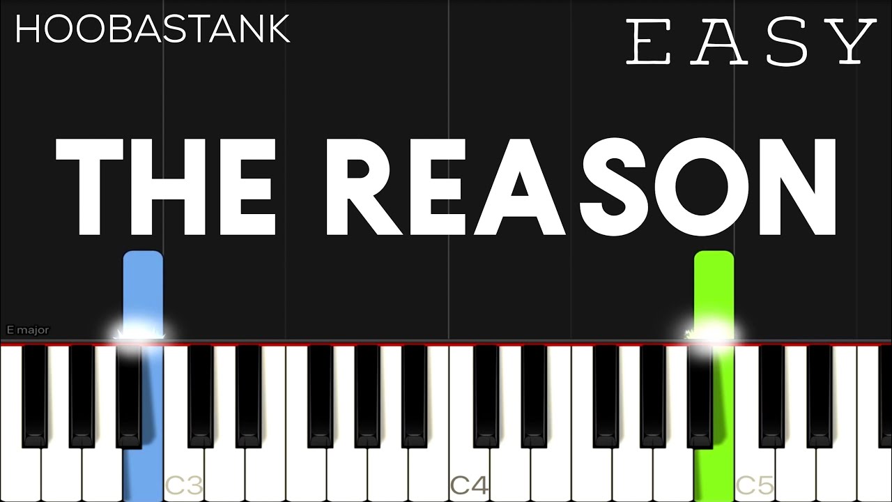 Hoobastank - The Reason | EASY Piano Tutorial