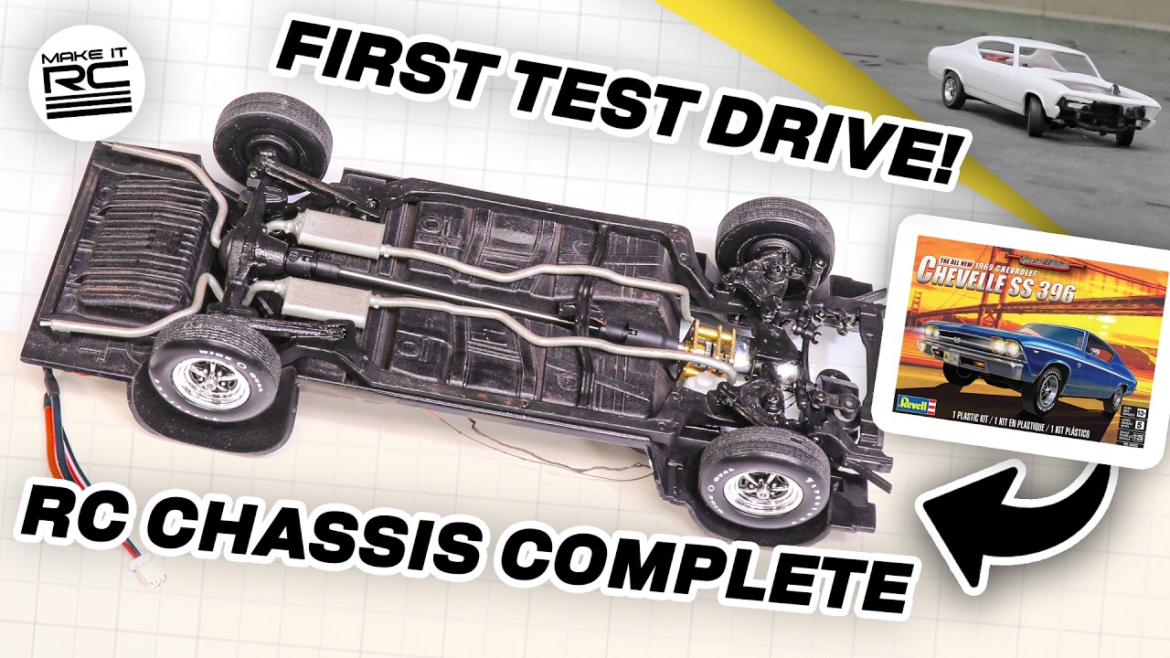 Completing the Chassis + First Test Drive! 🏁 Ultra Realistic RC Chevelle 🔧