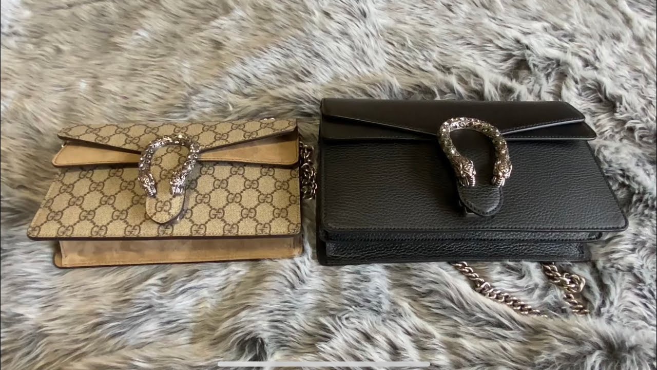 GUCCI DIONYSUS COMPARISON “Small”Shoulder Bag Only Vs The New “Small” Crossbody bag-What fits Inside