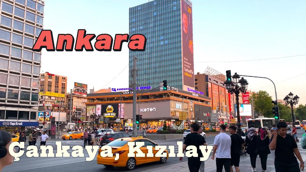 ANKARA, Çankaya (Kızılay, Atakule) - City walk 2024