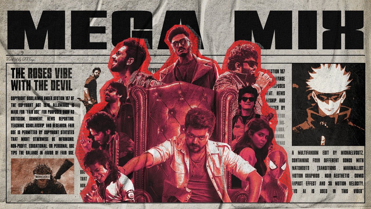MULTIFANDOM MEGAMIX 2025 | Anirudh Ravichander | Thaman | Sai Abhyankkar | MichaelVCutz