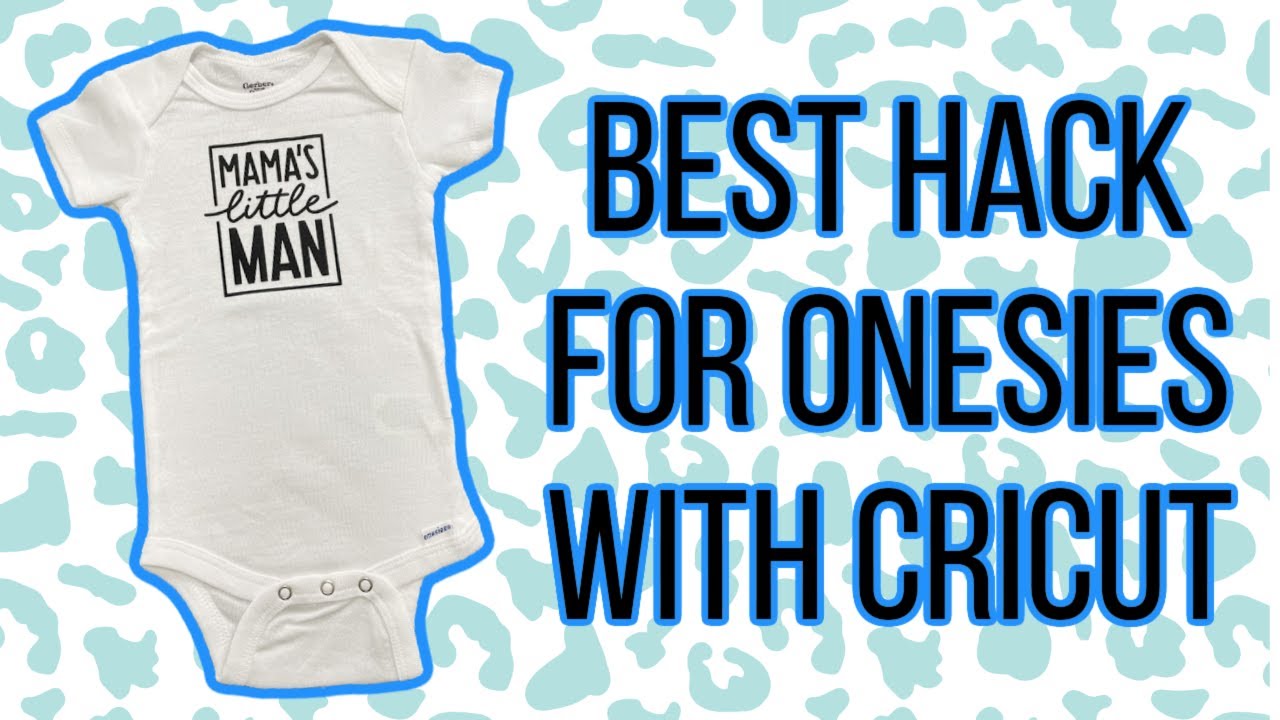 How To Make a DIY Onesie / Baby Bodysuit With Cricut and Easy Press